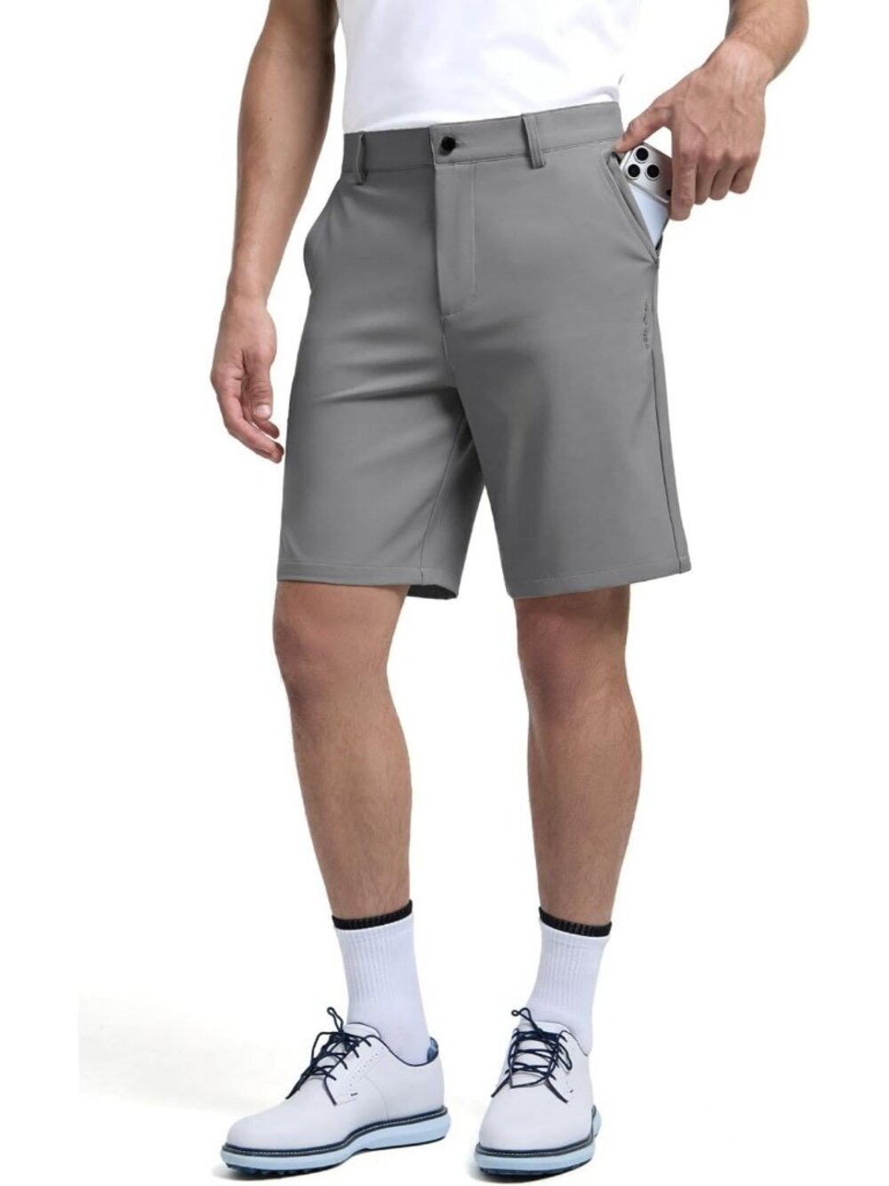 Men's Golf Shorts with 4-Way Stretch, Lightweight, Breathable & Quick-Dry
